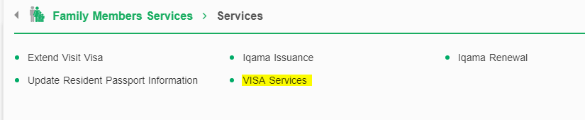 absher visa services