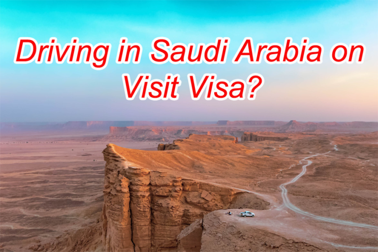 visit visa driving license saudi arabia