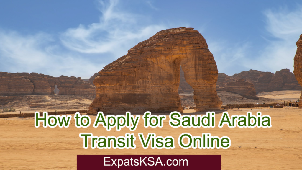 Saudi Arabia Transit Visa